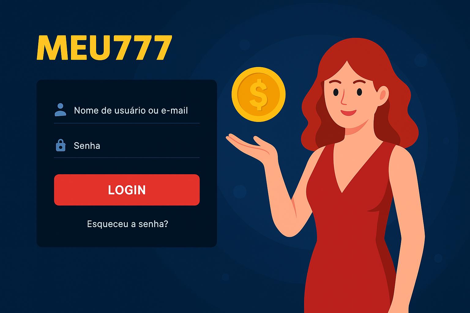 Criar uma nova Conta no plataforma MEU777  